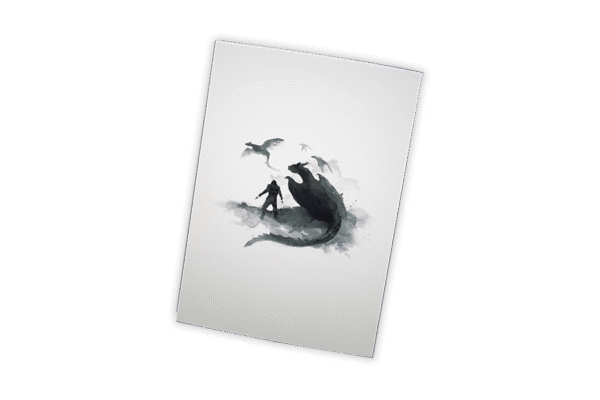 Chapter Five Icon: Dragons 5" x 7" Print